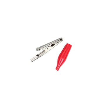 Pinza cocodrilo chica roja